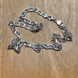 Sterling Silver .925 Necklace Italy
