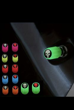THE BEST FLUORESCENT TIRE VALVE CAPS, CAR ACCESSORIES