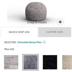 LoveSac MovieSac Beanbag cover