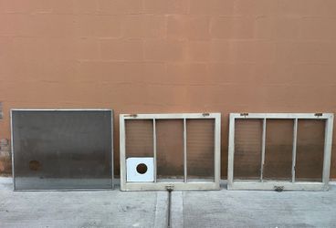 Window Sashes 31” H x 40” W ($10 All)