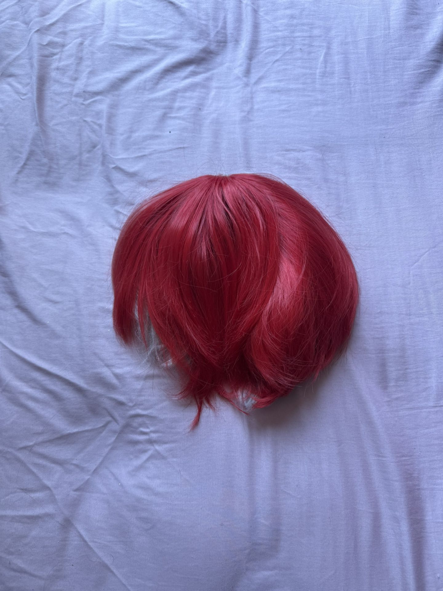 RED WHITE WIG