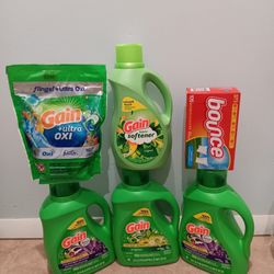 6 For $50 Gain Laundry Household Bundle 