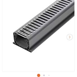 PVC Speed-D Drainage Channel Drain with Metal Grate