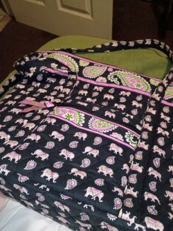 Vera Bradley tote elephant bag