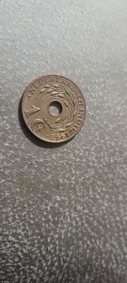 Netherlands East Indies 1 cent coin 1942