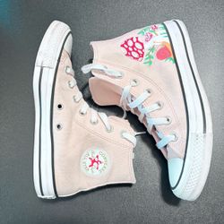 Converse Chuck Taylor Embroidered Mushroom high-top sneakers cottagecore size 6