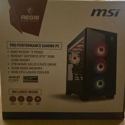 Brand new MSI Aegis Gaming Desktop Ryzen 9 9900x+RTX 5080 FIRM PRICE