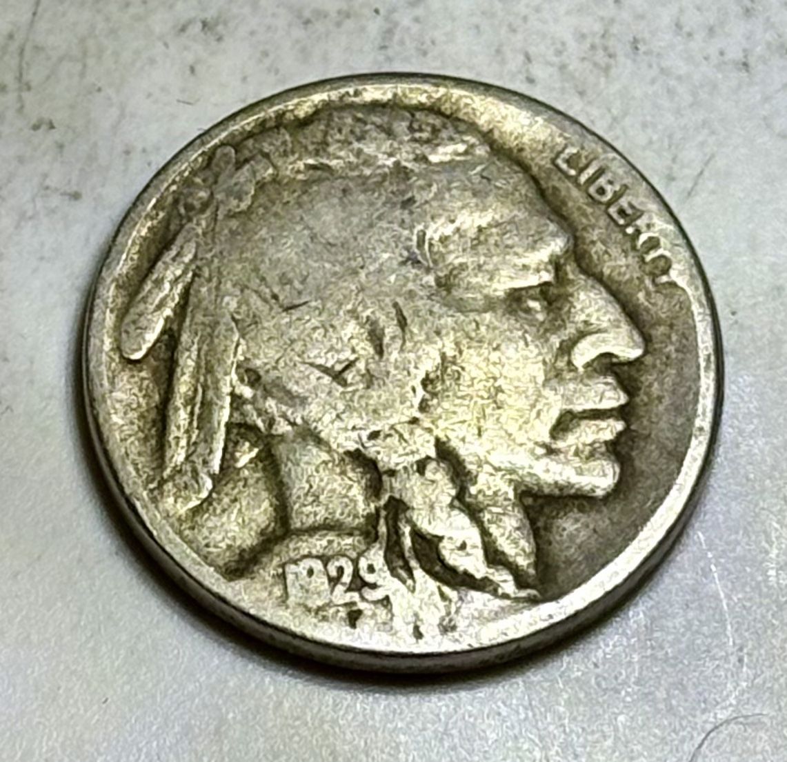 1929 S Buffalo Nickel w/ ERROR