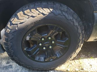 Rims for sale for chevy or gmc brand new tires