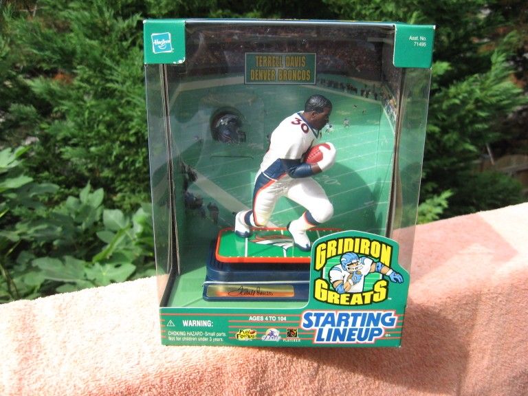 Starting Lineup Gridiron Greats Terrell Davis Action Figure 1999-New