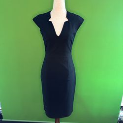 French connection Structured Black Dress Size 4