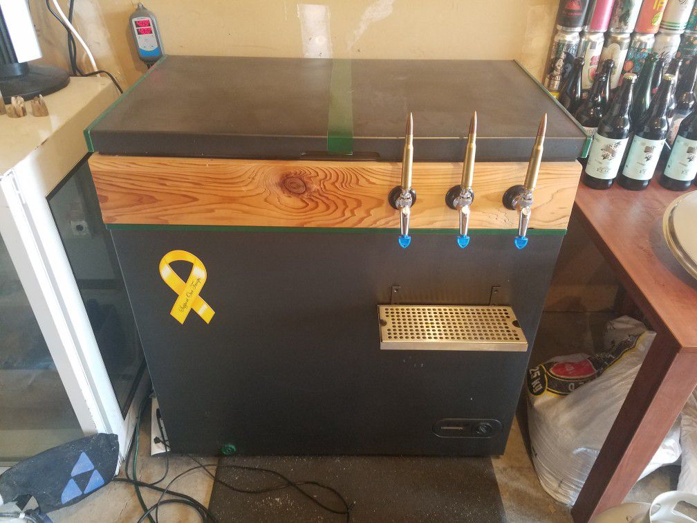 Custom beer chest freezer for sale !!!!