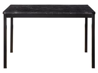 Tempe Black Marble-Top Dining Table
