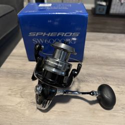 Shimano Spheros SW 6000 Salt Water Spinnig Fishing Reel 