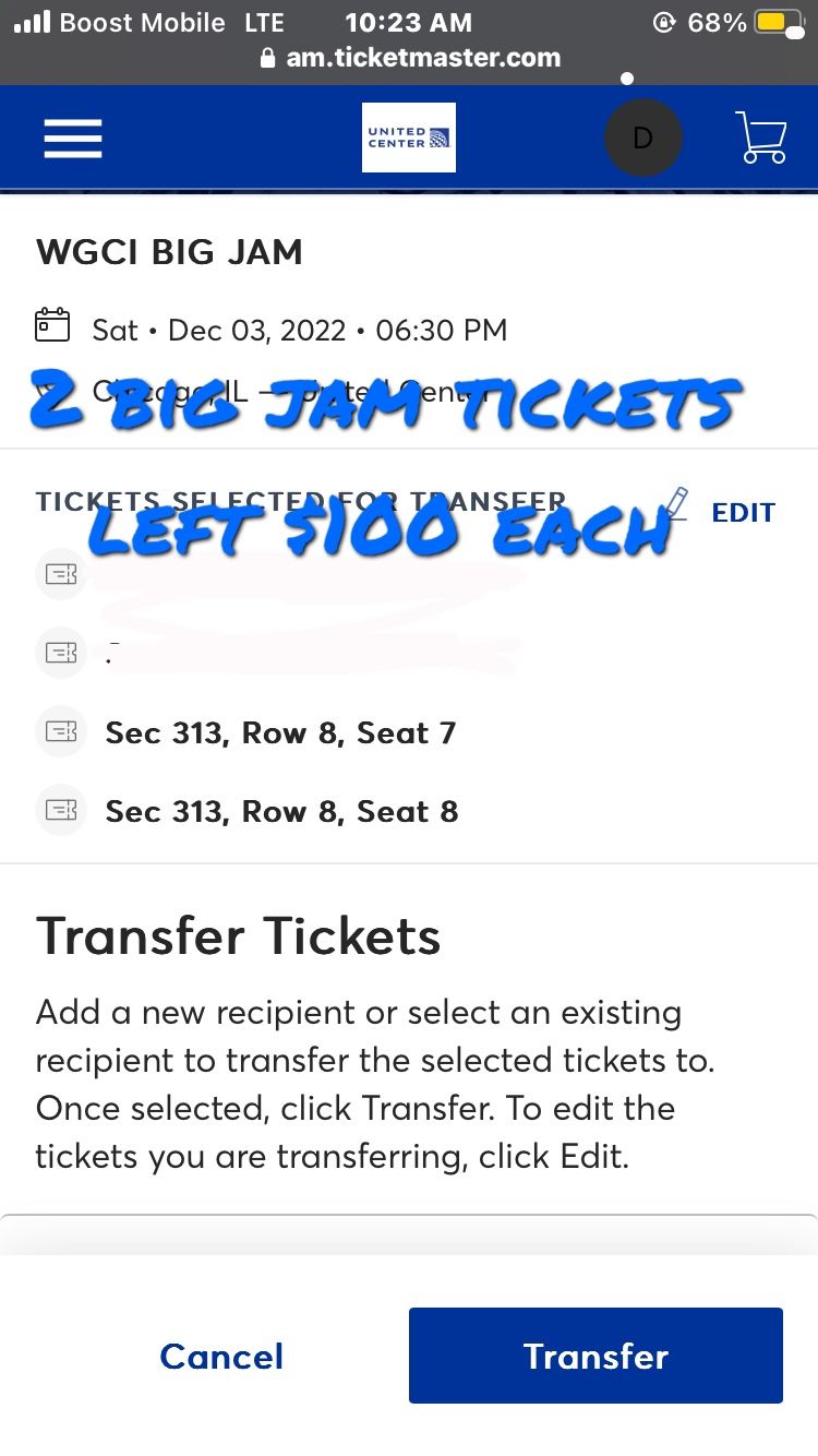 2 Big Jam Tickets 2022 