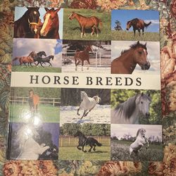 Horse breeds book by James Kingston, used in good condition $15 or best offer