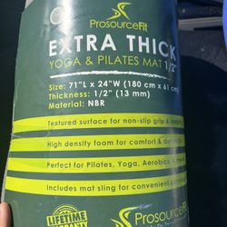 Extra Thick Yoga Mat 1/2”