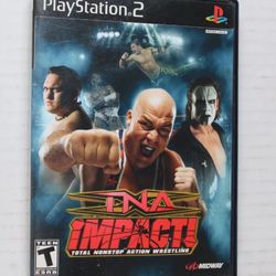 TNA Impact (Sony PlayStation 2, 2008, PS2) Authentic, tested/works