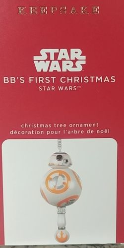 Star Wars BB's First Christmas Ornaments