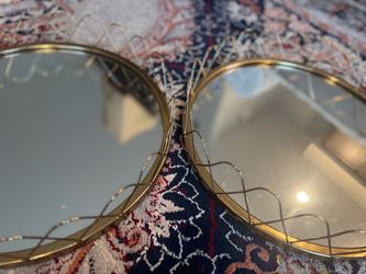 Gold miror tray
