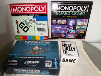 Board Games (Monopoly, Exploding Kittens & more)