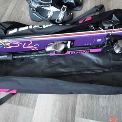 Faction skis and poles