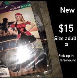 Lady pirate costume
