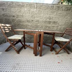 IKEA Applaro Table And Chairs With Cushions