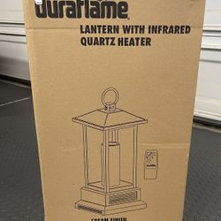 Duraflame Lantern with Infrared Quartz Heater. 