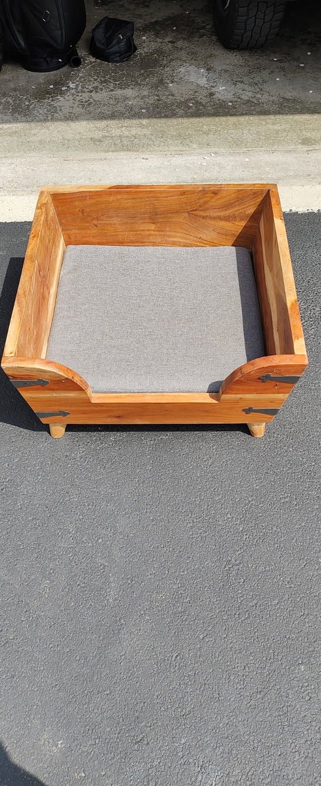 Dog Bed Solid Wood