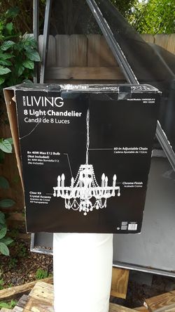8 light chandelier