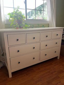 IKEA white 8-drawer dresser