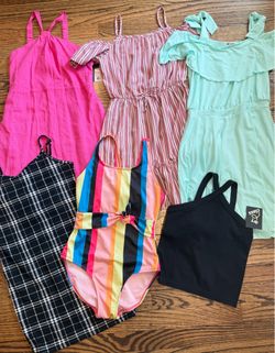 Little girls summer clothes- size 10/12- $15 for all