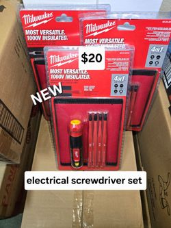 New Milwaukee electrical tool set