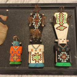 3 Small Kachina Dolls