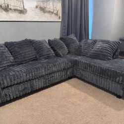 Grey Chaise sectional 