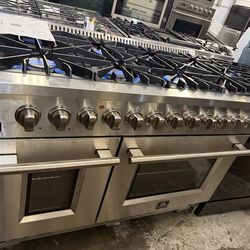 48” FORNO DUAL FUEL RANGE STAINLESS STEEL