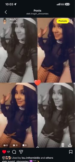 See-through cross nun  dress