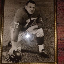 1950s Signed Vintage Real Photo NY Giants Super Bowl Champs #77