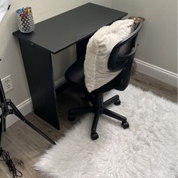 Desk / Chair And Decor In Picture 