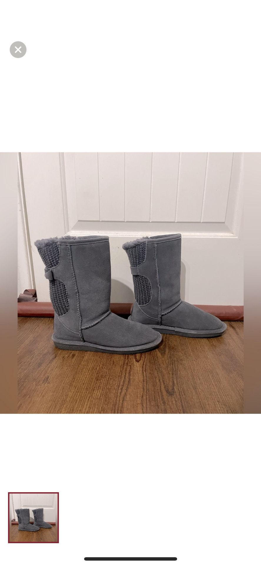 Bearpaw Gray Ugg Boots