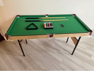 Portable Pool Table and Accessories