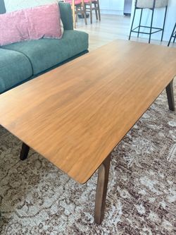 Mid-Century Modern Wood Coffee Table
