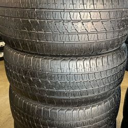 🛞SET OF 4 USED TIRES🛞 285/45/22 BRIDGESTONE •INSTALLED/BALANCED•