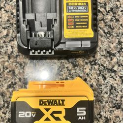 Dewalt Battery 5.0 And Charger 