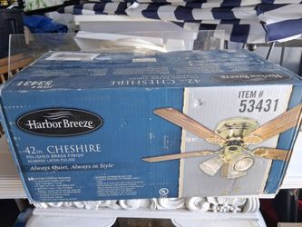 New 42" Harbor Breeze Ceiling fan