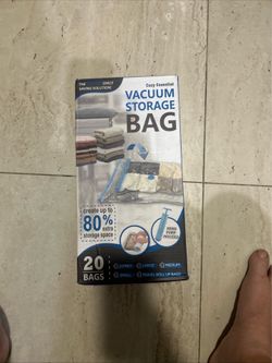 Cozy Essential 20 Pack Vacuum Storage Bags, Space Saver Bags (4 Jumbo/4 Large/4