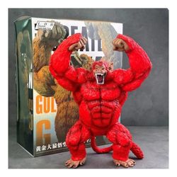 Dragon Ball Great Ape resin statue featuring a red Goku transformation