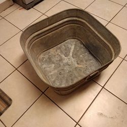 Galvanized Wash Tub