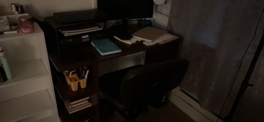Desk and chair